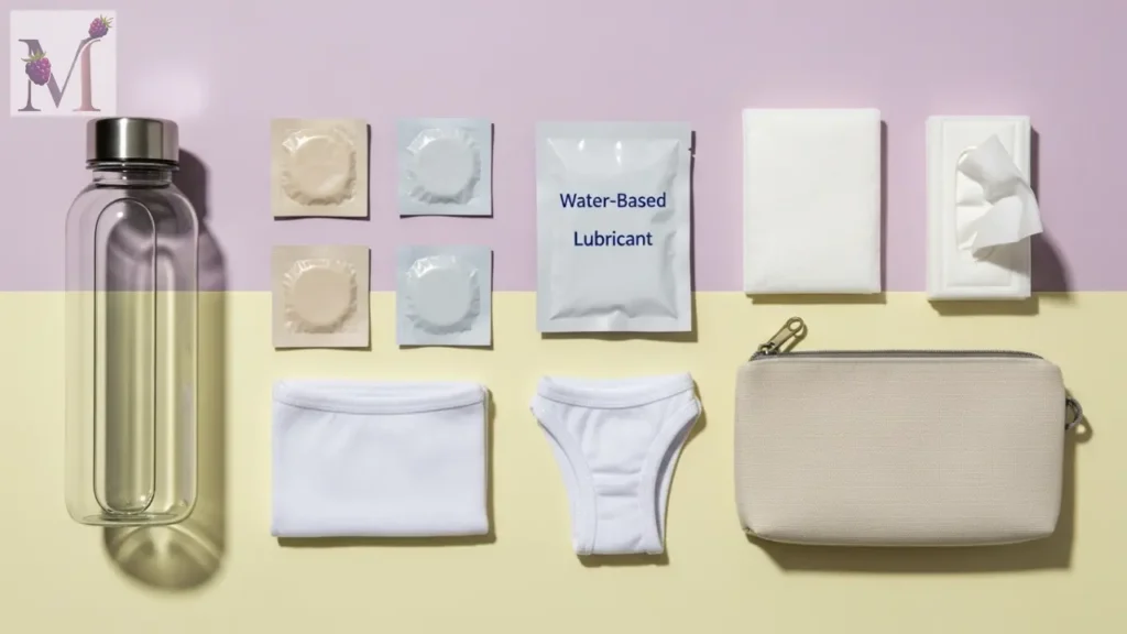 Itens de sexo seguro e autocuidado para o Carnaval.